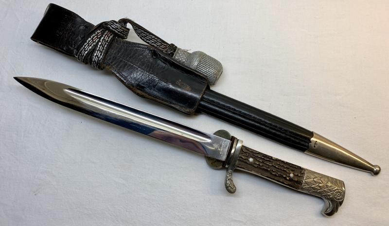 Small Police Clamshell Bayonet - Clemen & Jung -