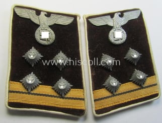 Fully matching pair of N.S.D.A.P.-type collar-patches (ie. 'Kragenspiegel...