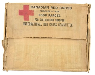 Canadian WW2 Prisoner of War Red Cross Food...