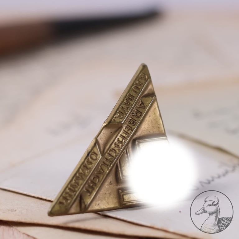 Kleinabzeichen Arbeitsschlacht Gau Bayr. Ostmark