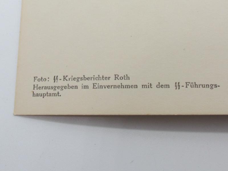 Postcard : Unsere Waffen-SS