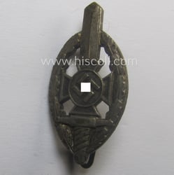 Membership-lapel-pin: 'Nationalsozialistischer Kriegsopferversorsung' (ie. 'N.S.K.O.V.') being a maker-...