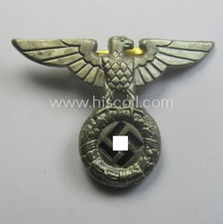 Silver-toned, early-pattern, SS- o. SA-type, political visor- (ie....