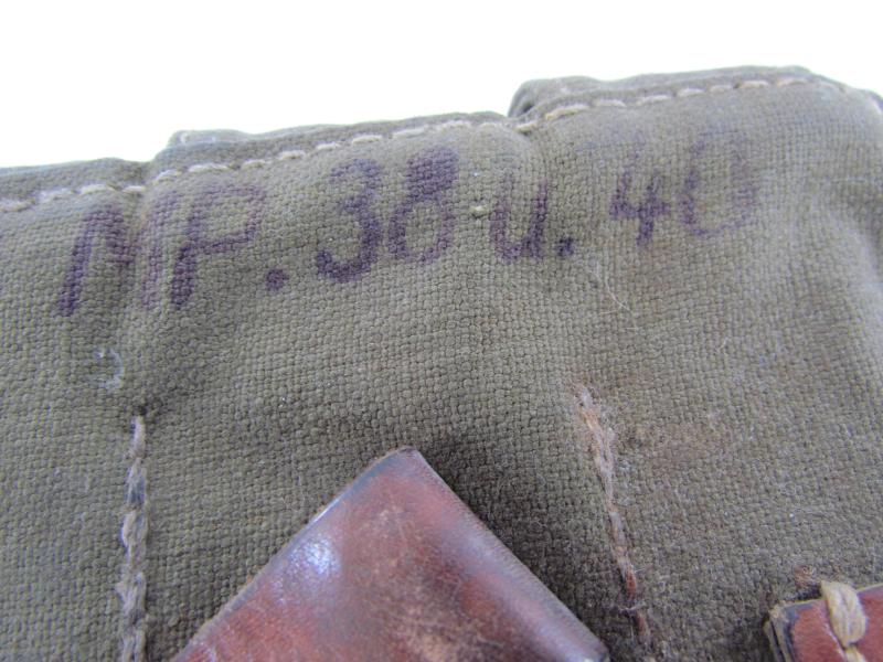 Rare Green gfg Made MP38 u. MP40 Magazine Pouch