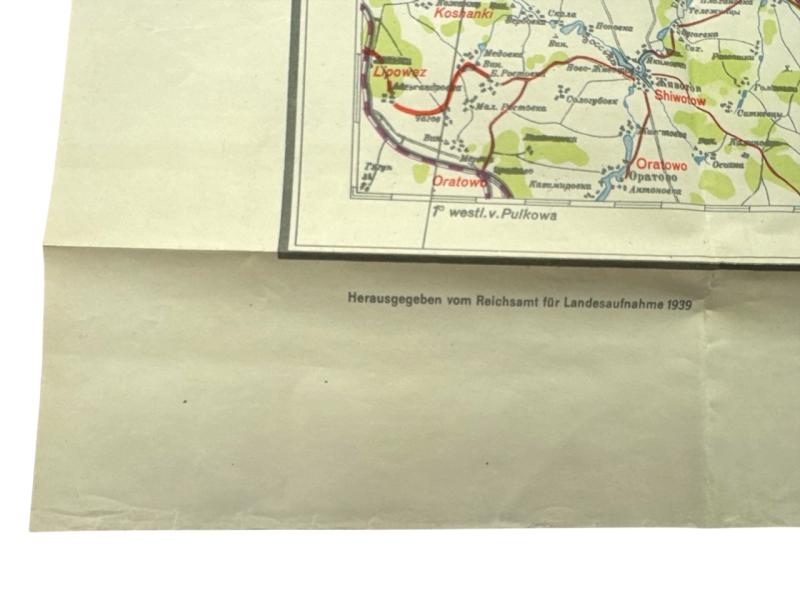 Deutsche Heereskarte Sonderausgabe 31 'Kiew' ( Ukrain )