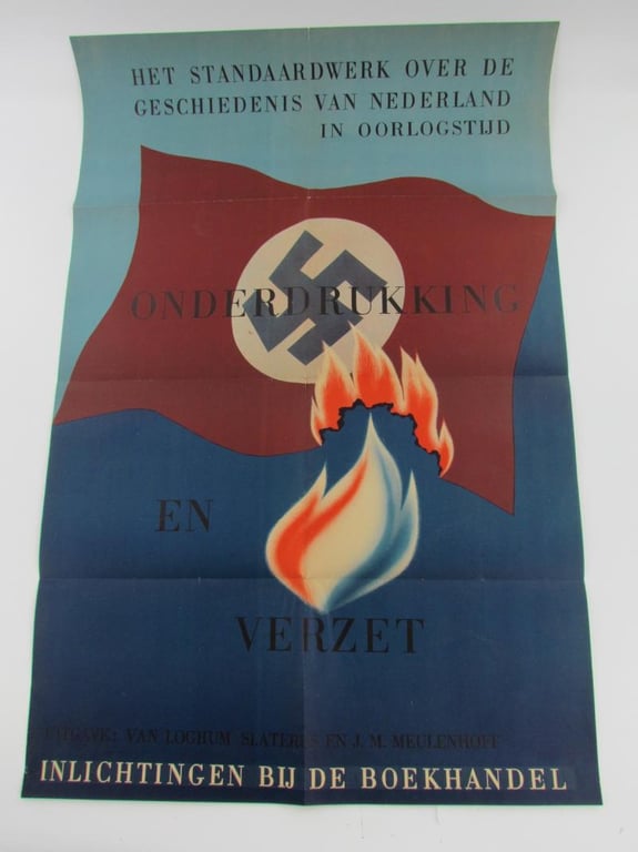 Nederland In Oorlogstijd Onderdrukking En Verzet Set Compleet Met Winkel Affiche