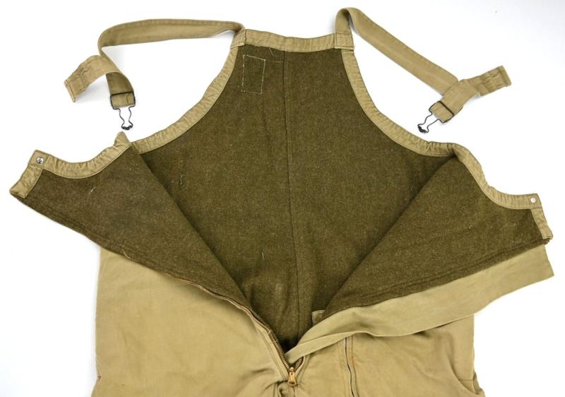 US WW2 Winter Combat Tanker Trousers