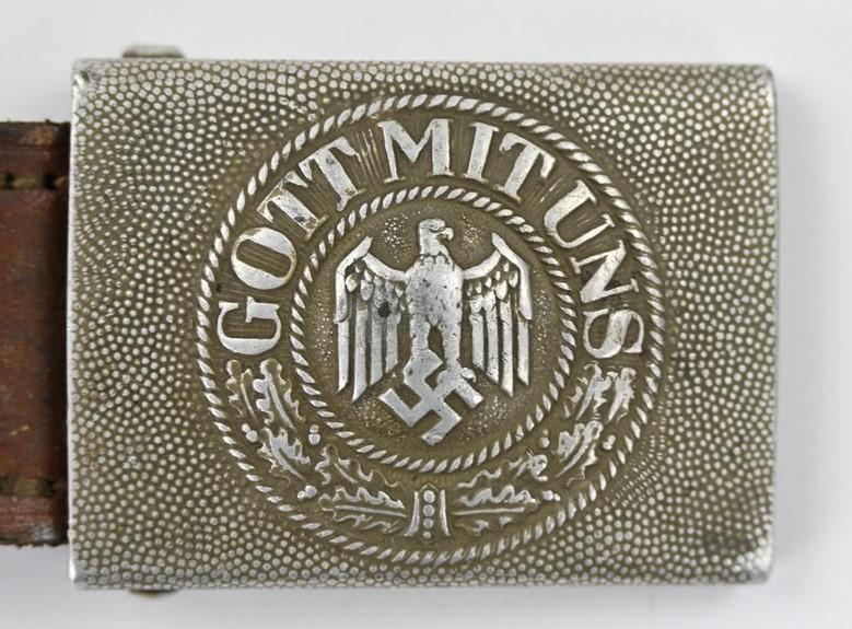 German WH Beltbuckle with Tab 'R.S.&S.'