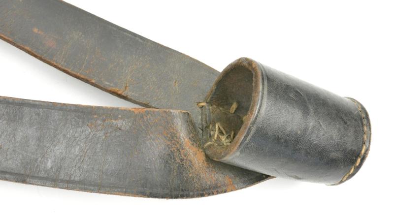 German WH Flag Pole Leather Carrying Holster