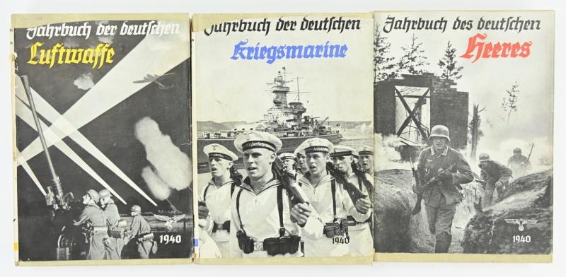 German Bookset 'Jahrbücher der Wehrmacht' 1940
