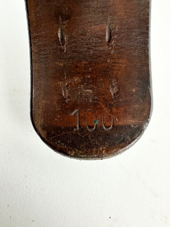 WW2 German Leather belt "C.T.D."D.R.G.M.