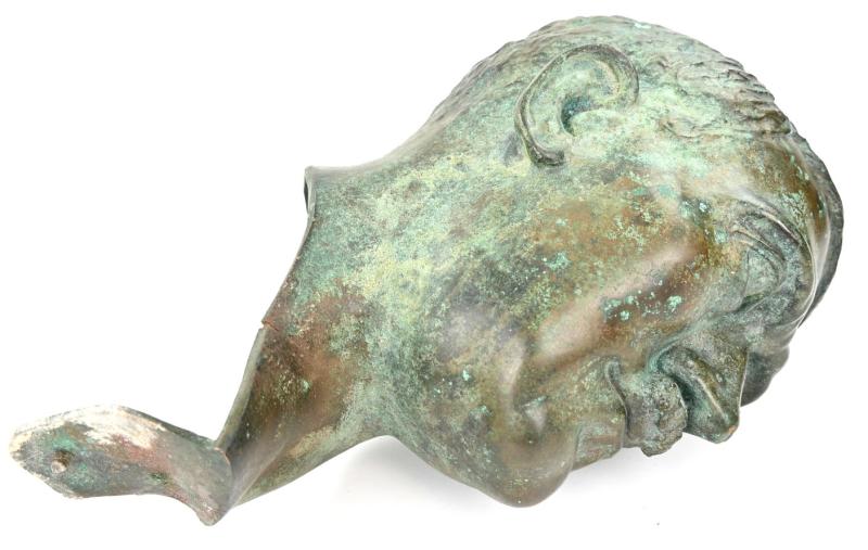 German Third Reich Period Adolf Hitler Bronze Buste