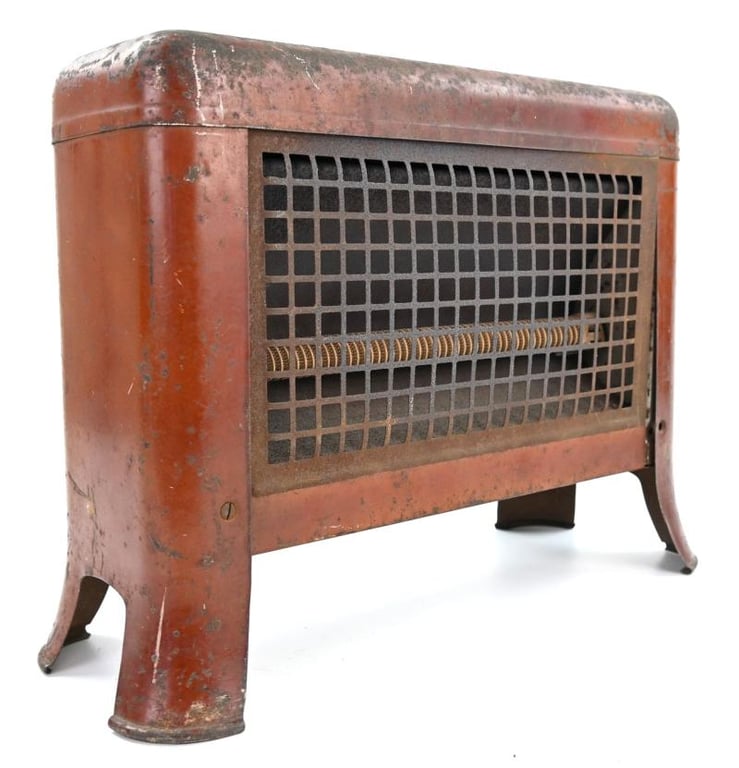 German Luftschutz Airdefense Bunker Heater