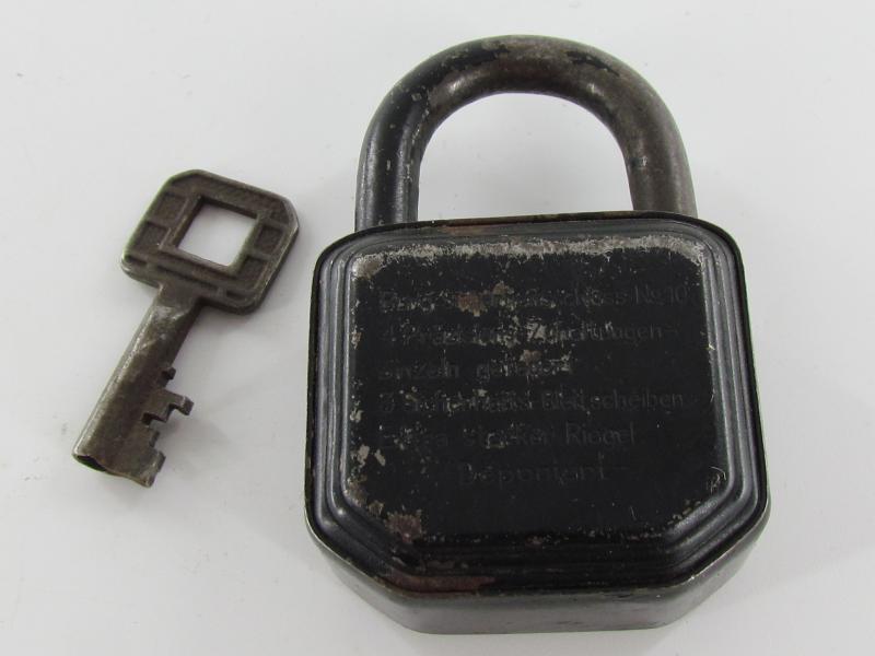German Padlock made by Burg  With Key