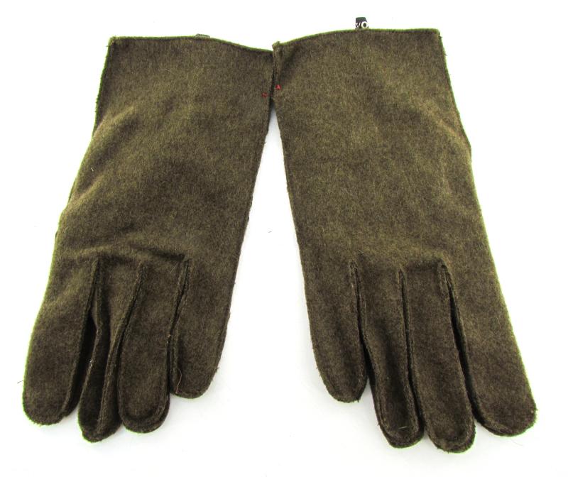 US WWII Wool/Leather winter gloves