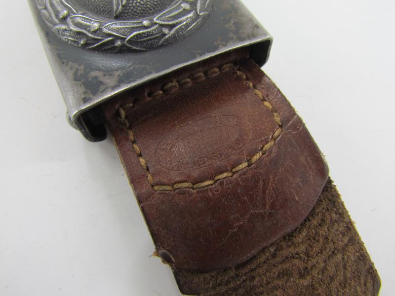 Luftwaffe steel belt buckle by F.W. Assmann & Söhne