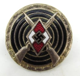 Hitler Youth ( HJ ) Shooting Badge 'RZM...