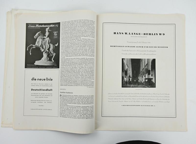 German Third Reich Magazine 'die Kunst im Dritten Reich' 1941