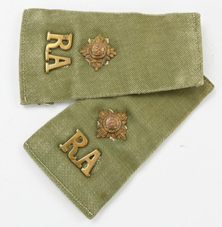 British WW2 JG Rank Shoulderboards RA