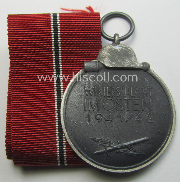 Medal-set: 'Winterschlacht im Osten 1941-42' being a maker- (ie. '127'-) marked specimen by the maker: 'Moritz Hausch AG'