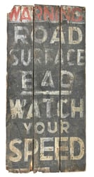 British WW2 Operation Veritable Road Sign