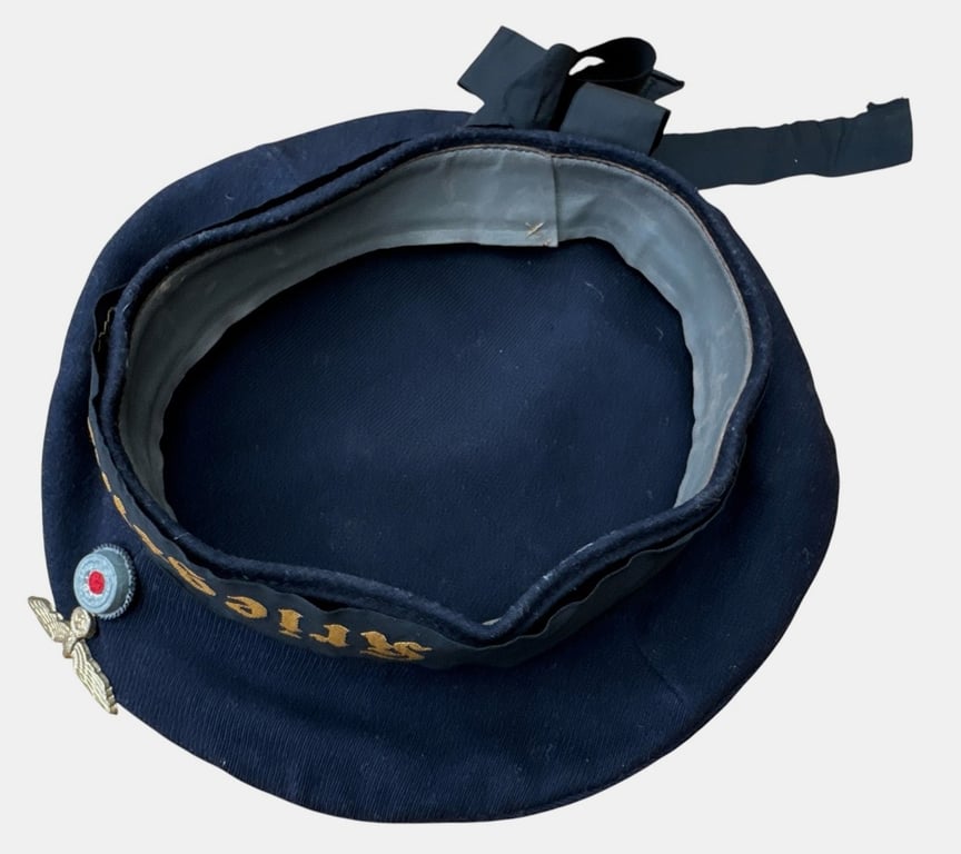 Kriegsmarine Tellermütze (Donald Duck Cap) RB Numbered and dated 1943