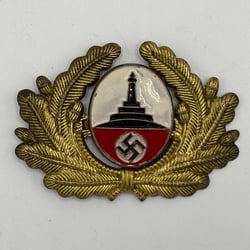 DRKB Veterans Association visor cap badge