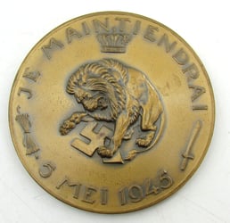 Commemorative Table Medal For Liberation From German Occupation