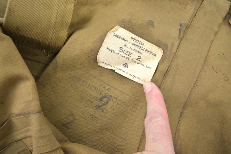 British WW2 Dispatch Riders Rubberized Over Trousers