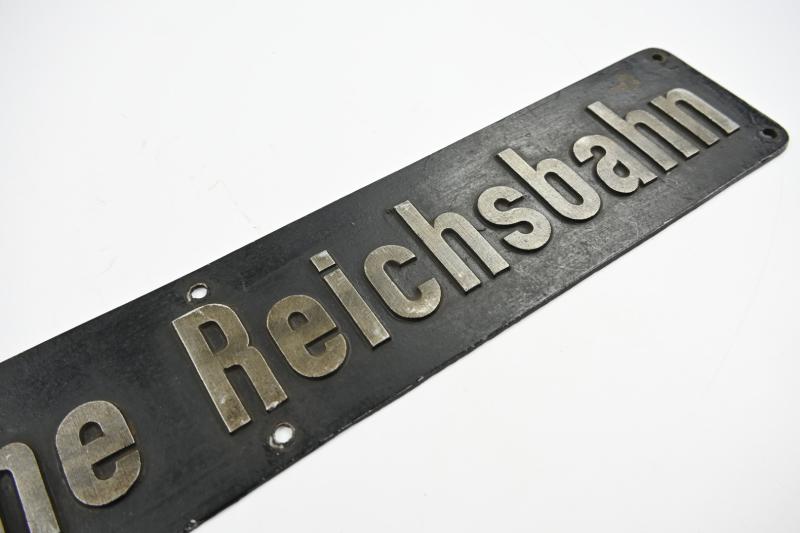 German Reichsbahn Designation Sign