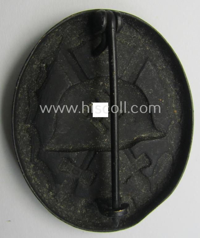 Non-magnetic, black-class wound-badge (or: 'Verwundeten-Abzeichen in Schwarz')