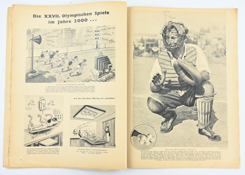 German Third Reich Olympic Magazines 'Berliner Illustrierte Zeitung