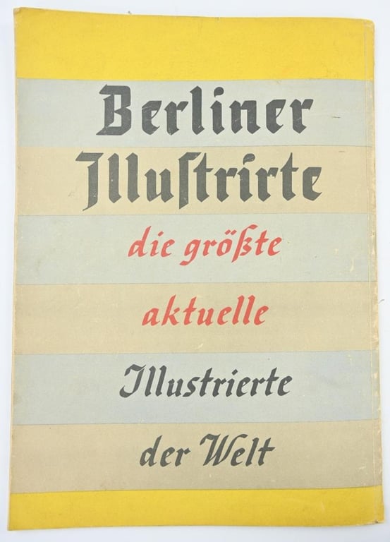 German Third Reich Olympic Magazines 'Berliner Illustrierte Zeitung