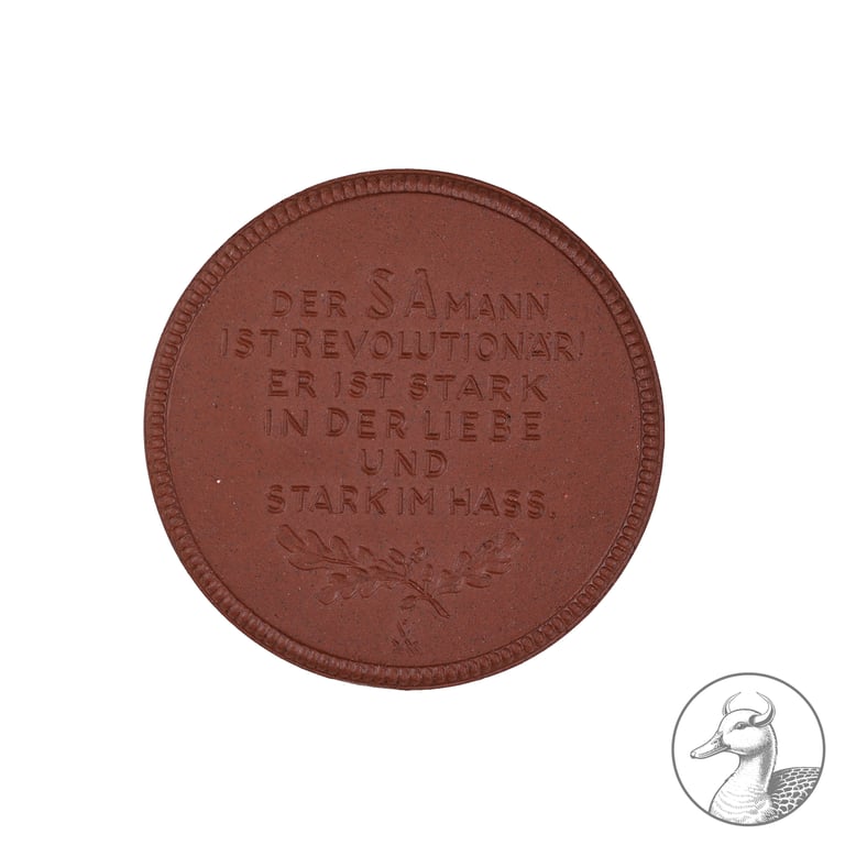 Meißen Plakette Gruppenaufmarsch Dresden SA