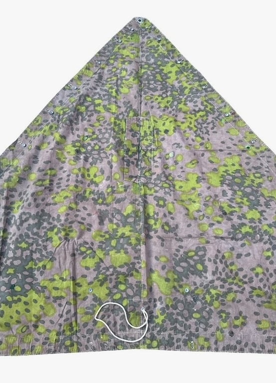 Rare Original Waffen-SS Reversible Planetree Camouflage Zeltbahn 31