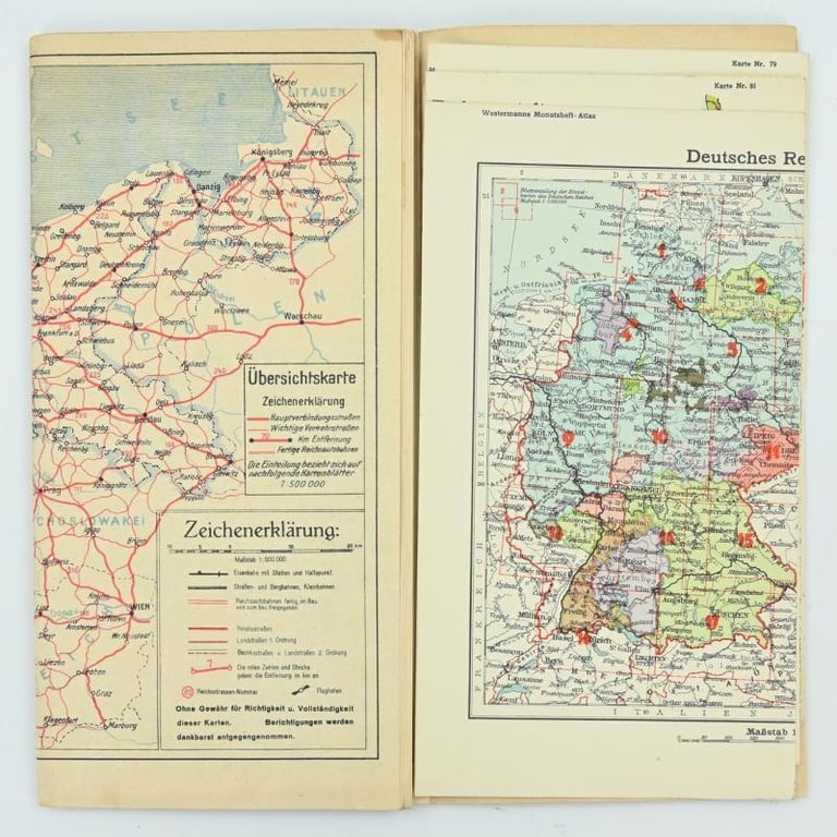 German Third Reich Era Roadmap of Bayern