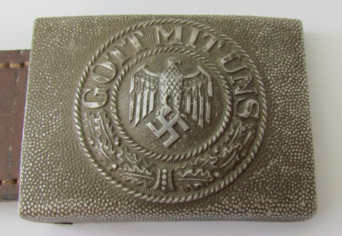 Very Early Wehrmacht Heer EM/NCO Aluminum Belt Buckle – 1936