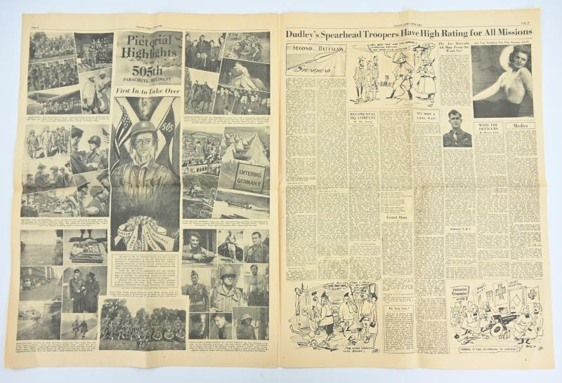 US WW2 82nd Airborne Division 505th PIR Newspaper 'Static Line'