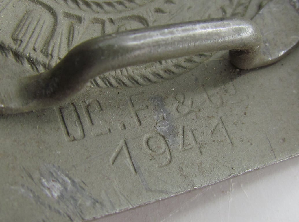 Wehrmacht (Heer) EM/NCO Steel Belt Buckle – Dr. Franke & Co. 1941