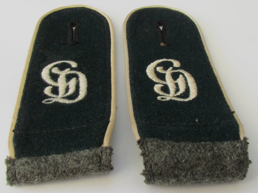 Rare Großdeutschland Infantry EM Shoulder Boards – Matching Pair