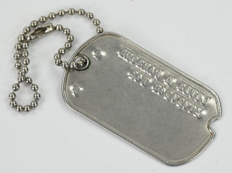 US WW2 Dog-tag 'Lotis E. Parsons'