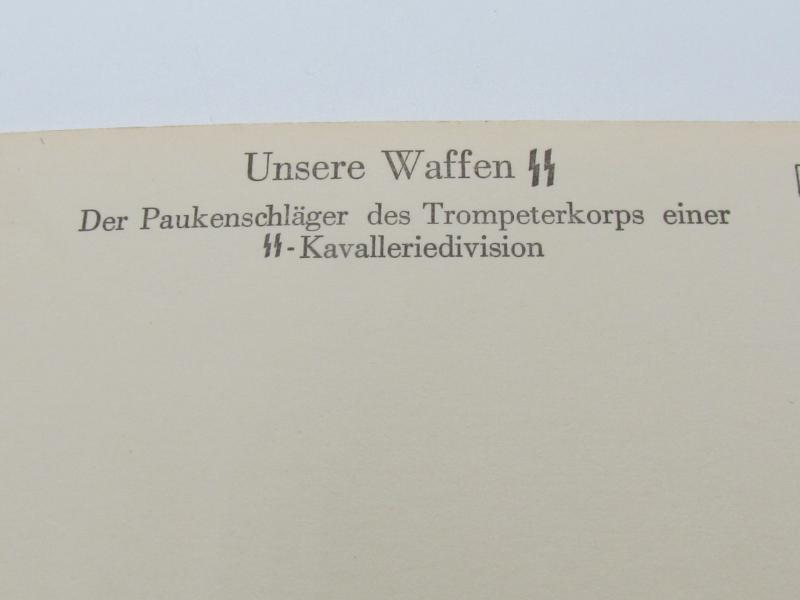 Postcard : Unsere Waffen-SS
