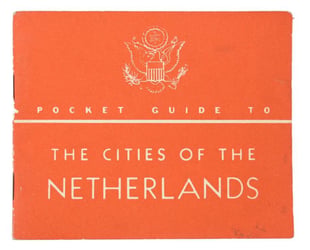 US WW2 Pocketguide to the Netherlands
