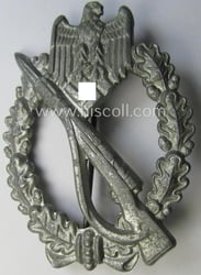 'Infanterie Sturmabzeichen in Silber' (or: silver infantry assault...