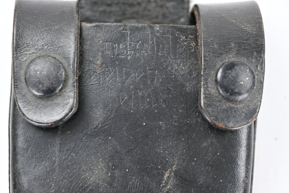 German WH Compass protective leather cover