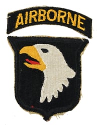 US WW2 101st Airborne Division SSI - Type...