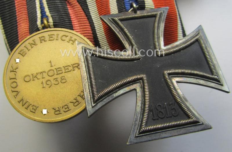 WH (Heeres o. KM etc.) medal-bar (ie.: 'Orden- o. Doppelspange')
