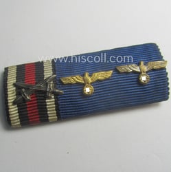 3-pieced, WWI- (ie. TR-) period ribbon-bar (ie. 'Feld-...