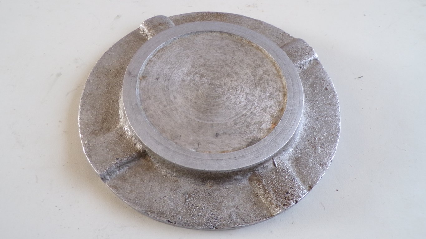 Eastern Front Aluminum Trench Art Ashtray
