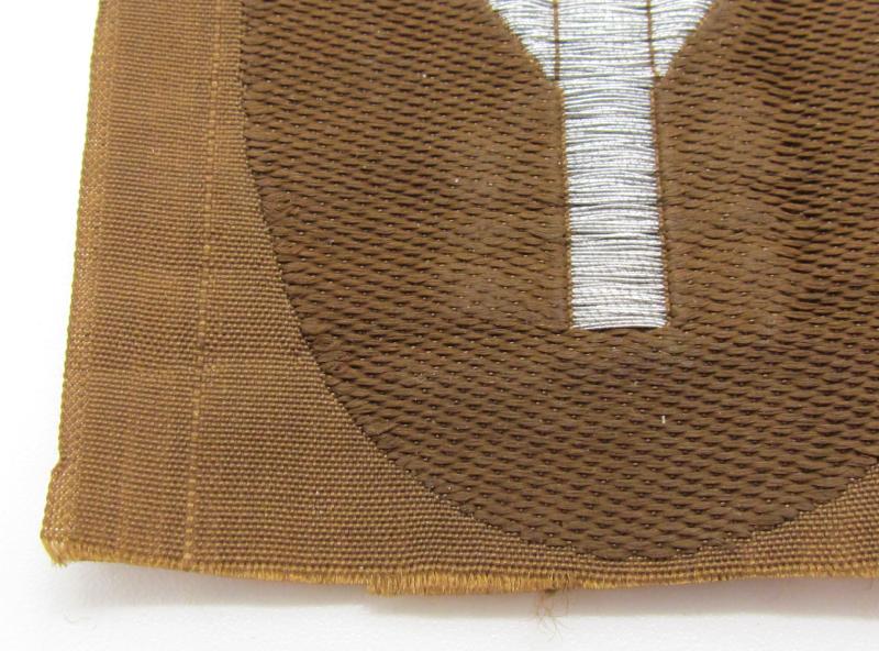 SA- ('Sturmabteilungen'-) related armbadge ( 'Ärmelabzeichen für Führer') with RZM Label